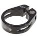 VGEBY1 Bike Seat Post Clamp, Bike Quick Release Clamp 34.9mm Aluminum Alloy Bike Seat Tube Clip for 30.4/30.8/31.6mm Seat Post. Black