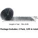 2 Pack Cat Scat Spike Mat Outdoor Cat Deterrent Mat with Spikes Prickle Strips Indoor Dog Digging Deterrent Anti Cats Network Cat Spikes with 8 Garden Staples for Garden Fence 78 11inch - Buy Online on SooperMarket.com
