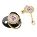 Buy Black Rhinestone Baby Pacifier | Safe Closed Loop Design for 6-18 Months | Jaw Development - Buy Online on SooperMarket.com