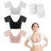 Underarm Sweat Pads for Women  Armpit Sweat 50 Pairs Pad and 3 Pcs Vest  Sweat Protectors & Dress Shields for Underarm Women Washable