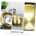 Angoily Stainless Steel Shaving Cream Bowl - 304 Marble Deep Container Tool for Men - Buy Online on SooperMarket.com