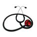 Waterproof Red & Black Matte Stethoscope for Doctors Students & Clinicians Reliable & Stylish Medical Equipment - Buy Online on SooperMarket.com