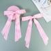 2 Pack Hair Bows for Women Pink Bow Hair Clips French Barrette with Long Silky Satin Hair Ribbons for Women Girls(Light Pink) - Buy Online on SooperMarket.com