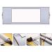 STOBOK 2pcs Blank Rice Paper Scroll Decked Accessories Quill Household Blank Scroll Office Set Wall Hanging Silverx2pcs 1.5X40X117CMx2pcs - Buy Online on SooperMarket.com