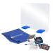 AFH T-Mirror Premium | Medium | 49.5 cm x 38.5 cm | Mirror (feet: blue | with picture cards hand) including carrying bag