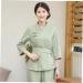 FOMIYES 1 Set Spa Robe Hairdressing Tunic Spa Gown Salon Smock Salon Uniforms Women Barber Shop Apron Spa Work Uniforms for Women Hair Salon Cape Spa Kit Spa Cloth Kimono Hair Dye L Green - Buy Online on SooperMarket.com