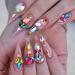 50pcs Colorful Pointed Bottom Nail Rhinestones - Multi Shapes for Nails & Crafts - Buy Online on SooperMarket.com