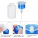 sourcing map Solvent Alcohol Dispensers 180ml(6.1oz) Straight Push Down Liquid Dispenser Pump with Sealing Stainless Steel Lid for Acetone Cleanser Polish Remover Blue Straight Blue - Buy Online on SooperMarket.com