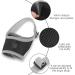 Adjustable Nylon Dog Muzzle for Small & Medium Dogs | Breathable Quick-Fit Design | Prevent Chewing & Barking - Black - Buy Online on SooperMarket.com