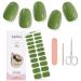 Kalolary Gel Nail Polish Strips Nail Gel Art Sticker Waterproof Full Nail Wraps Decal Sets with Scissors Nail File and Stick for Women Girls Nail Art Decor (UV/LED Lamp Required)-3