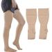 GfRGFH Knihohe compression stockings 23 to 32 mmHg improved blood circulation thigh -high varicose vein stockings for women and men (5xl)