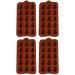 Silicone Chocolate 4pcs Pudding Silicone Tray Jelly Festival Molds Moulds Droplet Gummy Reusable Cube Parties Color Mini Cookie Trays Cake Cute Bar Cuake /1139