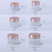 Plastic cosmetic jars empty jars 15ml Empty Face Cream Storage Containers Pots with Rose Lid Frosted Glass Cosmetic Jars (Color : Frosted Transparent Size : 20ml) (Color : Frosted Transparent Siz 15ml Frosted Transparent - Buy Online on SooperMarket.com
