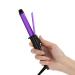 Travel Size Curling Iron Dual Voltage Mini Curling Iron for Short Hair with 3/4 Inch Barrel Ceramic Mini Hair Curler with Keratin&Argan Oil Infused Travel Hair Curler with Storage Bag