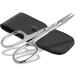 Professional nail scissors made of Solingen - Premium quality with curved cut surface - extra sharp cutting made in Germany including case