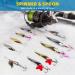 302 Pcs Fishing Lures Set - GOANDO Fishing Gear Tackle Box for Bass Trout Salmon - Spoon Lures, Soft Plastic Worms, Crankbait, Jigs, Hooks - Fishing Attractants and Accessories for Successful Fishing - Buy Online on SooperMarket.com