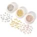 Weilisu Rhinestone Letters Nail Studs - Gold, Silver, Rose Gold | 3D Capital Rhinestone English Alphabet Charm for DIY Manicure Nails - Buy Online on SooperMarket.com