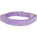YUDOTE Ultra-Soft Dog Collar for Medium Dogs - Natural Cotton Cord Sensitive Skin Lilac M (1 Pack) - International Shipping Available - Buy Online on SooperMarket.com