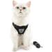 Ranphy Cat Dishes & Leash Set - Break-Proof Reflective Chest Harness for Small & Adult Cats - Soft Fabric Black Size L (Chest 44 cm) - Buy Online on SooperMarket.com