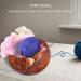 Wooden Yarn Bowl for Knitting and Crocheting - Yarn Storage Organizer with Holes - Mother's Gift Idea - 5.9 x 3.1 Inch - Buy Online on SooperMarket.com