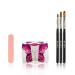 Professional Acrylic Nail Powder & Liquid Monomer Set | 3 Color Collection #02 - Perfect for Nail Art & DIY Spa - Buy Online on SooperMarket.com