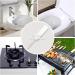DDLuck 2 Pack Pumice Stone Cleaning Stones with Handle - Toilet Bowl Cleaner Hard Water Ring Remover Rust Grill Cleaner for Kitchen Bathroom & Household - Buy Online on SooperMarket.com
