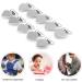 TEUOPIOE 10pcs Heart Shaped Metal Inserts - Pacifier Holder Clips for Home Crafts | International Shipping - Buy Online on SooperMarket.com