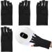 2 Pair Anti UV Gel Manicure Gloves - Professional Fingerless Protection for Nail Art DIY - Moisturizing & Skin Care - Home & Outdoor - 2 Pairs - Buy Online on SooperMarket.com