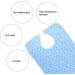 4 Types High Temperature Resistance No Deformation Pratical Dining Aid Bib Bib Apron Catch Food Leaking Soup for Adult the Elderly(27*17*2cm-Flower blue) - Buy Online on SooperMarket.com