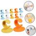 Cabilock 36-Piece Self-Adhesive Wall Hooks - Silicone & ABS Nail Hooks for Easy Hanging | No Punching Required Ideal for Home & Bathroom Use - Buy Online on SooperMarket.com