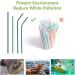 8PCS Reusable Straws 10.5" Stainless Steel Straws -with Cleaning Brush and Silicon Tips for 20/30 Oz Yeti Tumblers with Carrying Case - Buy Online on SooperMarket.com