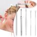Stainless Steel Ear Wax Spring Tool Set for Gentle Ear Cleaning - Beauty Tools for Safe Ear Picking & Massage - Includes Soft Ear Plugs - 1 Count - Buy Online on SooperMarket.com