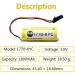 Buy 5 Pack 1770-XYC 3V 1800mAh Battery Replacement for 1770-XYC/A 1770-XYB 1756-BA1 - Non-Rechargeable Black Plug - Buy Online on SooperMarket.com