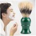 Premium Green Hair Shaving Brush | Bristle Safety Neck Sweep & Beard Grooming - International Shipping Available - Buy Online on SooperMarket.com
