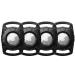 4 Pack Airtag case waterproof - OneOnta Airtag dog - Airtag dog collar - Airtag collar dog - Apple Airtag dog - Airtag trailer dog - Air day dog for dog cat collar (width 2.5cm) 4 pack black