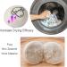 6-Pack Wool Dryer Balls - Reusable Laundry Balls for Natural Fabric Softening and Wrinkle Release - Organic Eco-Friendly Dryer Balls for Pet Hair Removal - Drying Ball Alternative to Dryer Sheets - Buy Online on SooperMarket.com