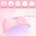 Pink Nude Glitter Poly Gel Nail Kit with Lamp - Easy Quick Builder Gel with Rhinestone & Dual Forms - Complete Poly Nail Gel Kit in Nude Pink Colors - Buy Online on SooperMarket.com