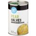 Amazon Brand - Happy Belly Pear Halves, in Pear Juice From Concentrate, 15 Ounce