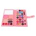 MUSISALY 33 Makeup Palette Beginner Eyeshadow Pallet Eye Makeup Metallic Eyeshadow Girl Cosmetic Leather Rosy