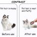 Universal Cat Brush for Long & Short Haired Cats - Cats Ridge Water Brush & Hair Remover | Rosa - Buy Online on SooperMarket.com