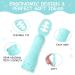 Vicloon Baby Fork and Spoon Set - Silicone Weaning Spoon Kit for Self Feeding - Easy Grip Toddler Cutlery in Light Blue - Buy Online on SooperMarket.com