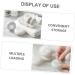 minkissy 2 Sets travel bottle Refillable Lotion Jar small lotion jar travel cosmetics dispenser sealing lotion container Airless Pump Jar travel size containers pp portable cream white - Buy Online on SooperMarket.com