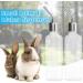 JVHLOV Rodent Water Bottle Hamster Water Bottle Hanging Rodent Drinker No Drips for Small Animal Squirrel Rabbit Chinchilla Guinea Pig Hamster Golden Bear (Clear 180ml*2) - Buy Online on SooperMarket.com