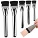 Flat Makeup Brush Flat Brush 5PCS Liquid Brush Streak-Free Ultra Thin Concealer Brush for Liquid Cream Powder Buffing
