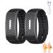 Matteo Ultrasonic Body Shape Wristband, Lymph Detox Magnetic Bracelet, Lymph Drainage Magnetic Bracelet for All Men and Women (Black+Black)