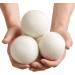 6PCS/Set Natural Reusable Laundry Clean Ball Practical Home Wool Dryer Balls - Buy Online on SooperMarket.com