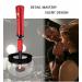 Automatic Electric Makeup Brush Cleaner & Dryer - 8 Sizes Quick Clean & Dry in Seconds - Suitable for All Brushes - Red - Buy Online on SooperMarket.com