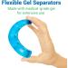 ViveSole Toe Stretchers Separators (4 Pieces) - Gel Therapeutic Spa Spacer for Bunions, Hammer Toe, Plantar Fasciitis - Metatarsal Pain Relief - Blue Medium - Buy Online on SooperMarket.com