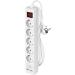 Buy Emos Socket Strip with USB 5-Fold Multiple Socket & 3m Extension Cable | IP20 Indoor Use 2x 2.1A Wall Bracket Included - Buy Online on SooperMarket.com