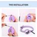 Kocnydey Reflective Airtag Cat Collar - Adjustable Anti-Wing Collars with Bell for Cats & Small Dogs (Purple XS 19-26cm) - Buy Online on SooperMarket.com